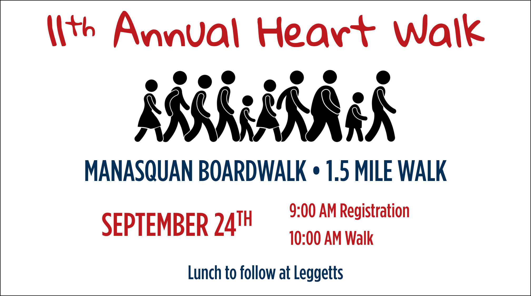 11th Annual Heart Walk Big Hearts to Little Hearts
